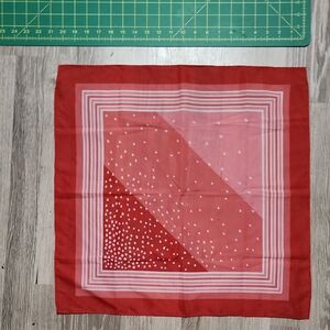 2 Vintage Small Sheer Square Scarves Unbranded